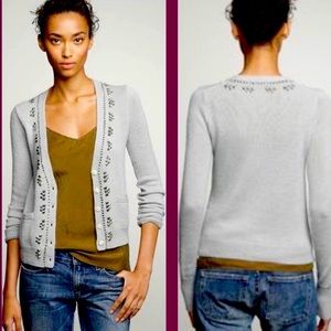 J. Crew Rhinestone Cardigan